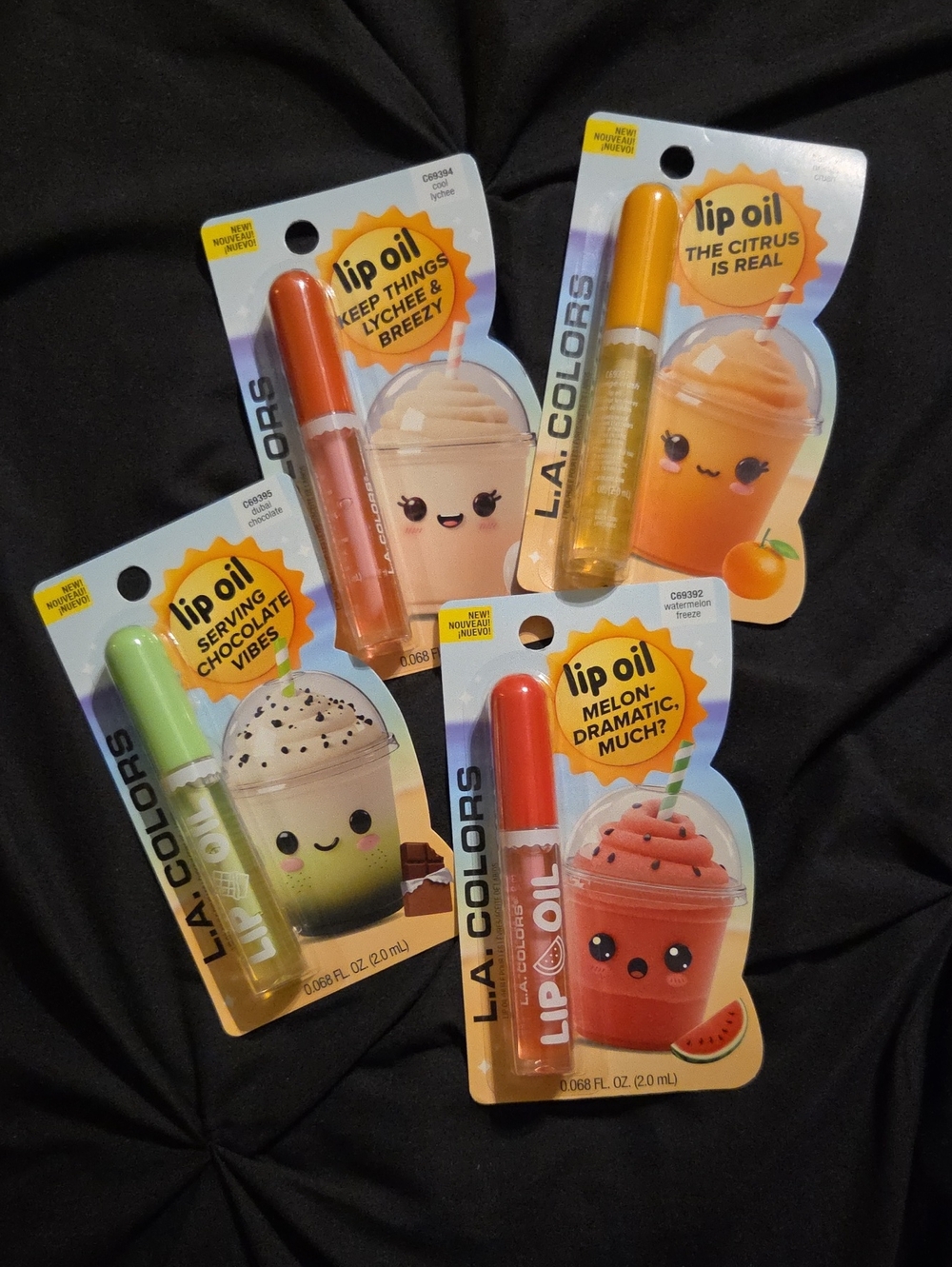 4 L.A. Colors Lip Oil Set